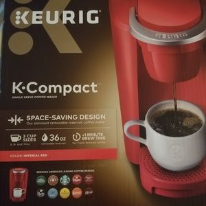 Keurig K-Compact and pod stand